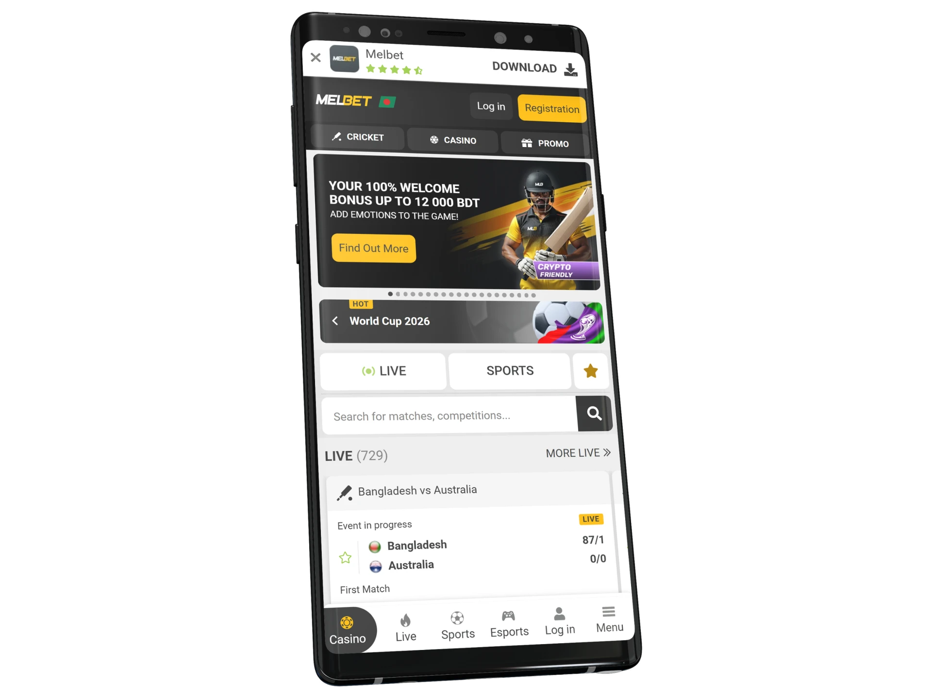Melbet App for Android
