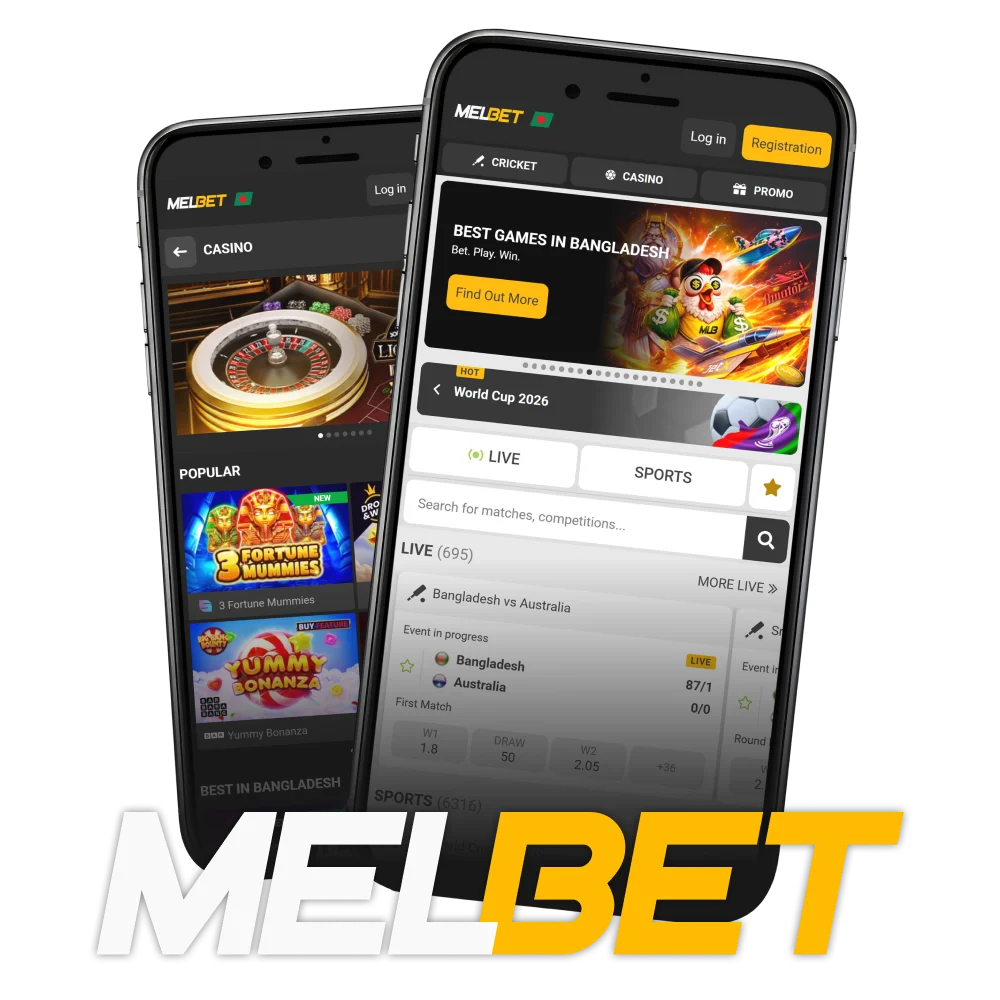 Melbet App Screens