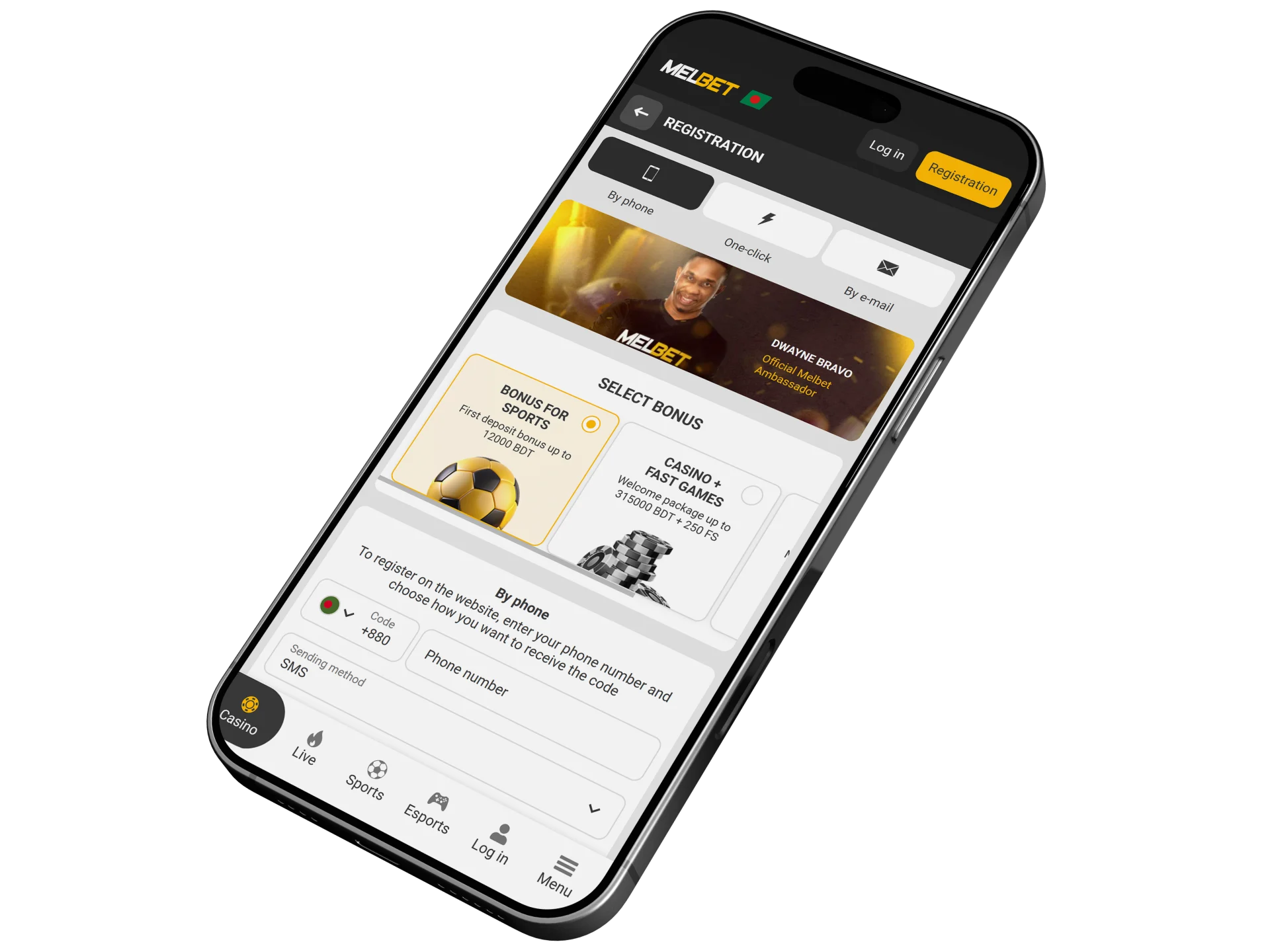 Melbet App Registration